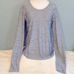 Women's (L) Reebok Long Sleeve Athletic Long Sleeve Shirt, Thumbhole, Yoga